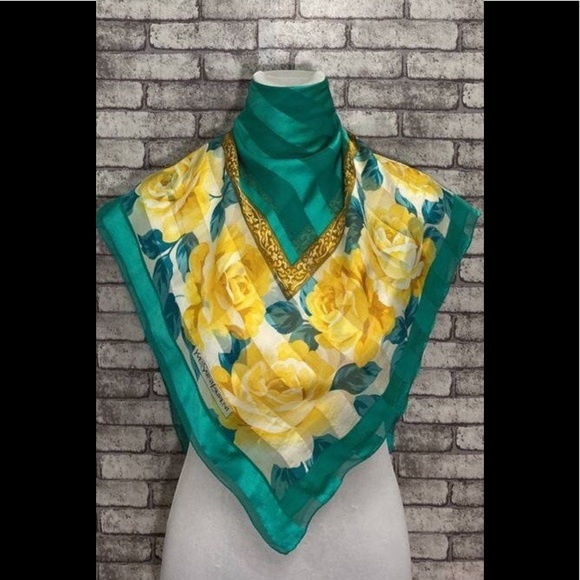 Yves Saint Laurent Accessories - Yves st Laurent silk scarf